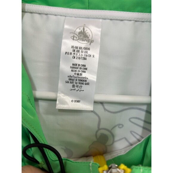 Disney Goofy Character Windbreaker Jacket Green/Yellow/White Adult Size XXL Poly - Picture 8 of 12